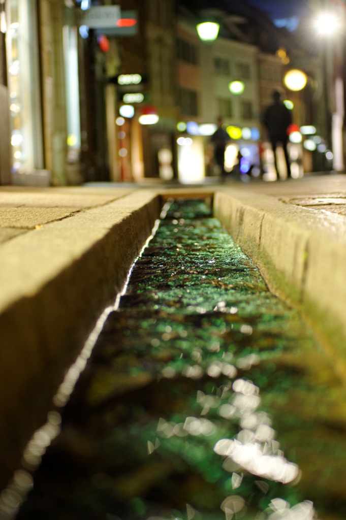 Freiburg-im-Breisgau at night